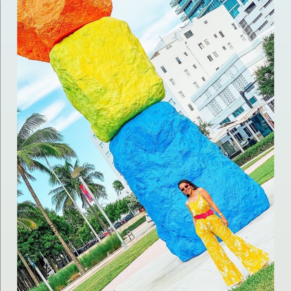 Yellow jumpsuit